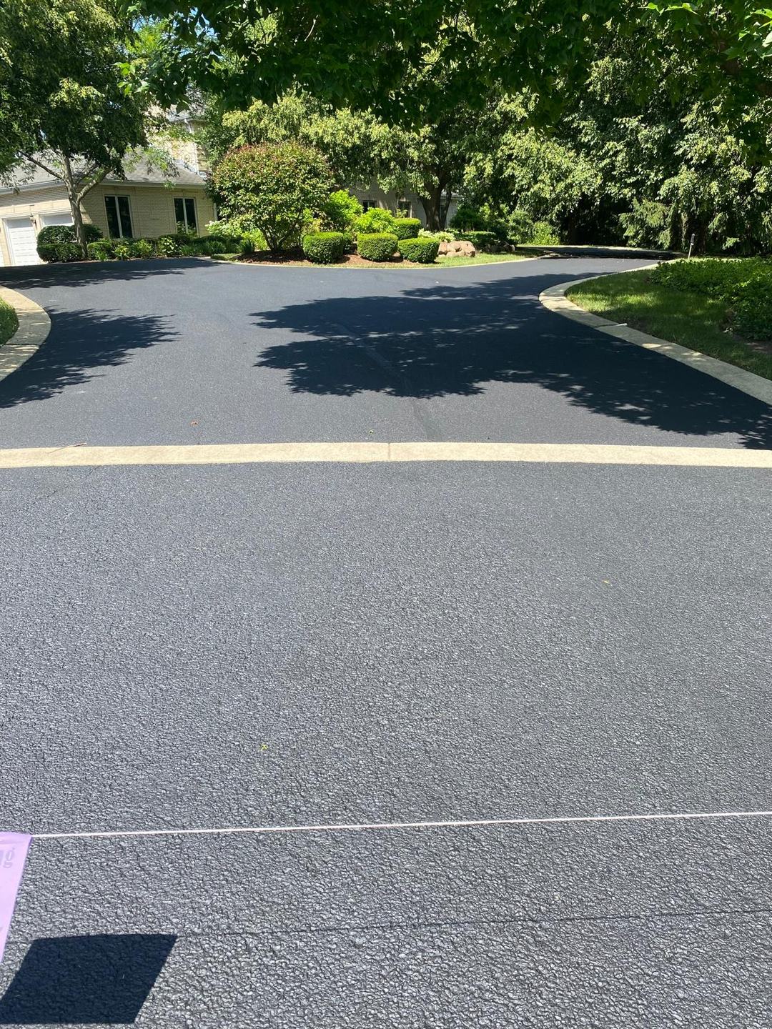 A cleaner, darker, better-defined surface.